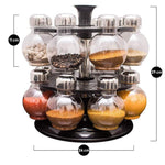 069 Multipurpose Revolving Plastic Spice Rack Set (16pcs) - image 3